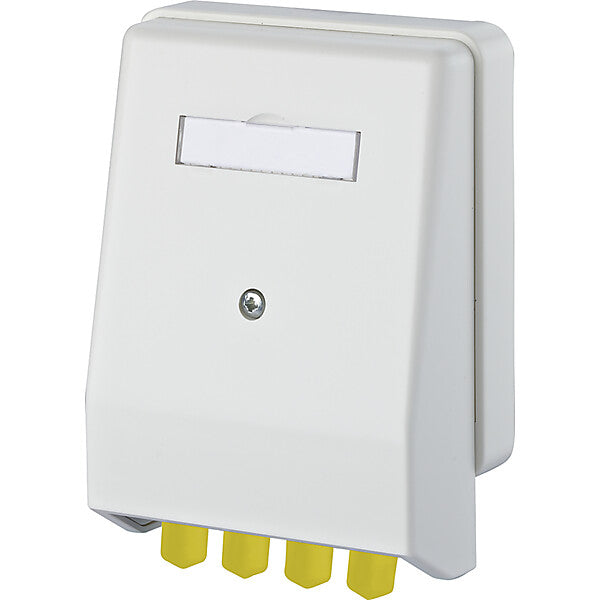 METZ CONNECT Anschlußdose OpDat 4 AP ST 150112 3102-E rws